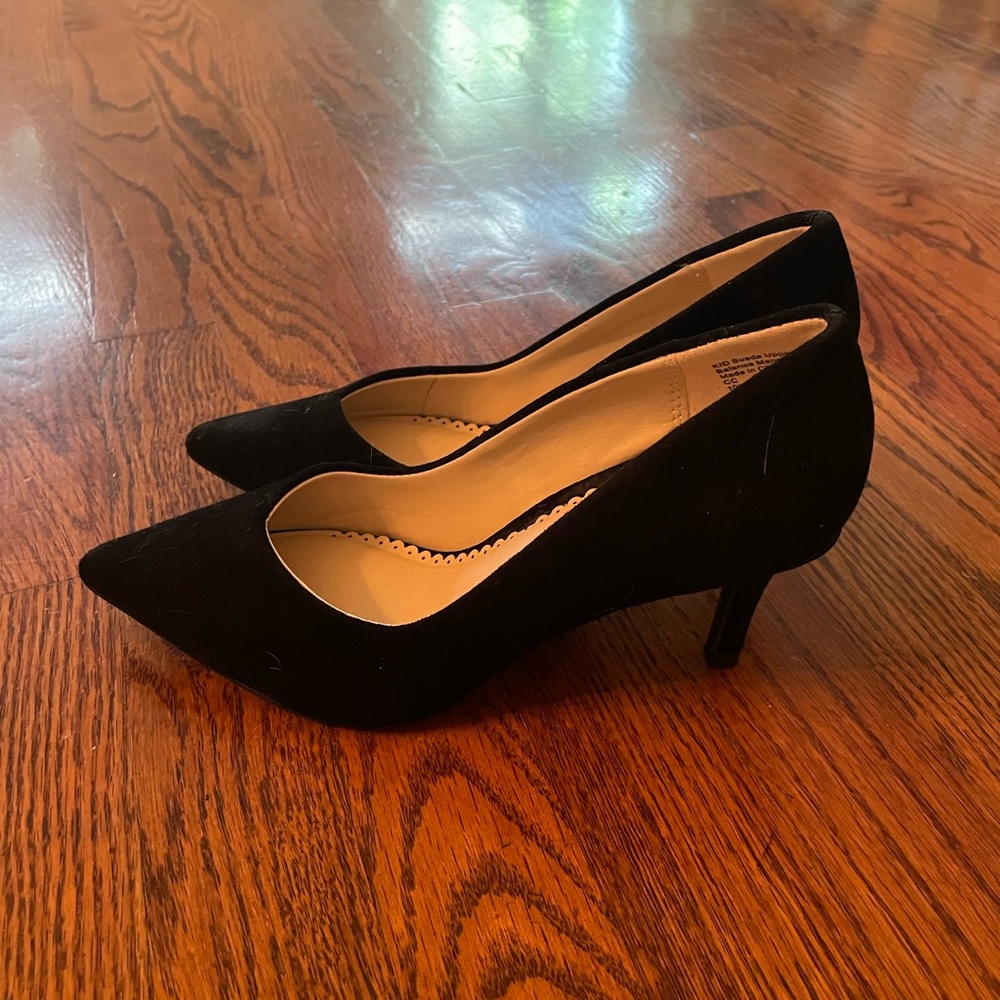 Charter Club Black Kitten Heel Slingback Shoes